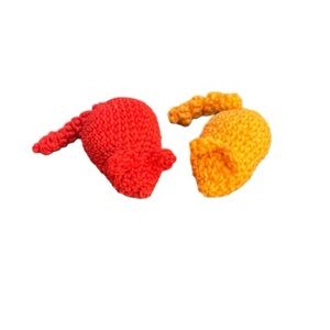 Handmade Crochet Cat Mouse Catnip Toy